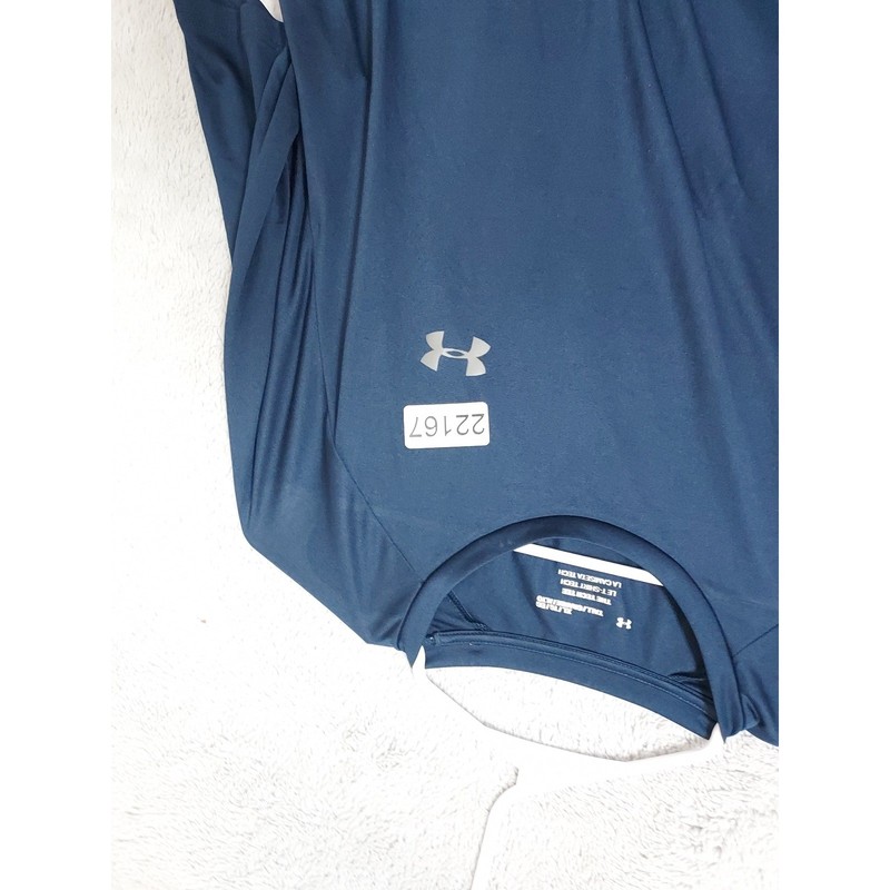 Under Armour Shirt Mens XL Tall XLT Tech Tee Activewear Blue Performance Jersey gallery