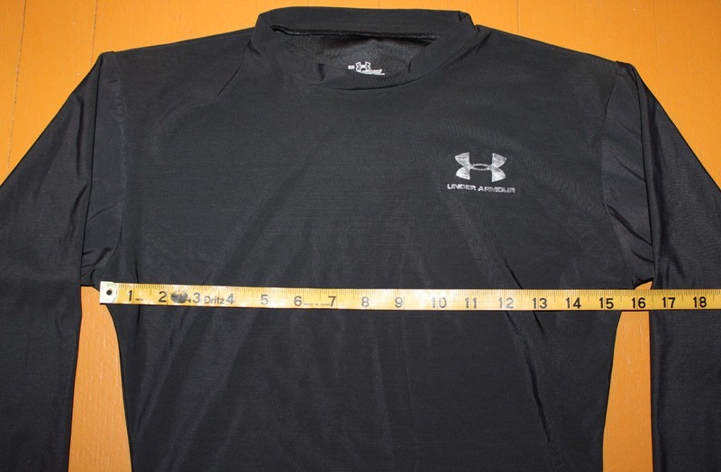 Under Armour Men's Black Compression Shirt Size MD Medium Cationic Polyester 82% gallery