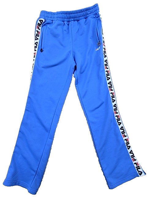Fila Track Pants Mens Blue Size S 100% Polyester gallery