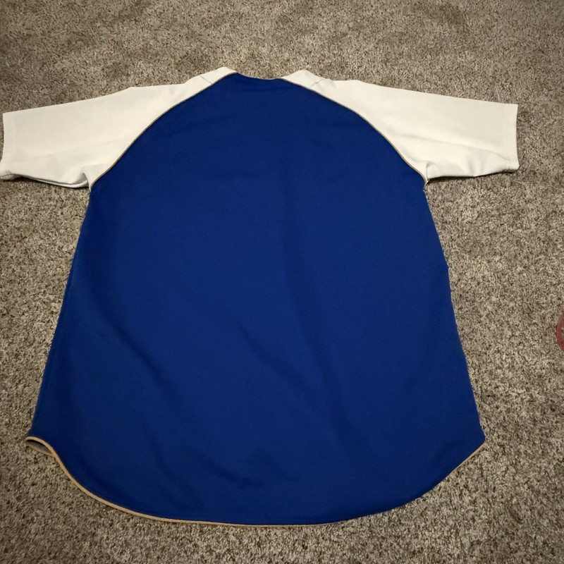 Kansas City Royals True Fan Baseball Jersey Blue Men's Size XL MLB VINTAGE LOOK gallery