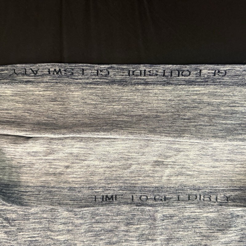 Lululemon Men’s Tank Get Outside Get Sweaty Navy No Size Tag Medium EST YT-1081 gallery