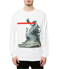 Black Scale Mens The Der Kopf LS Graphic T-Shirt