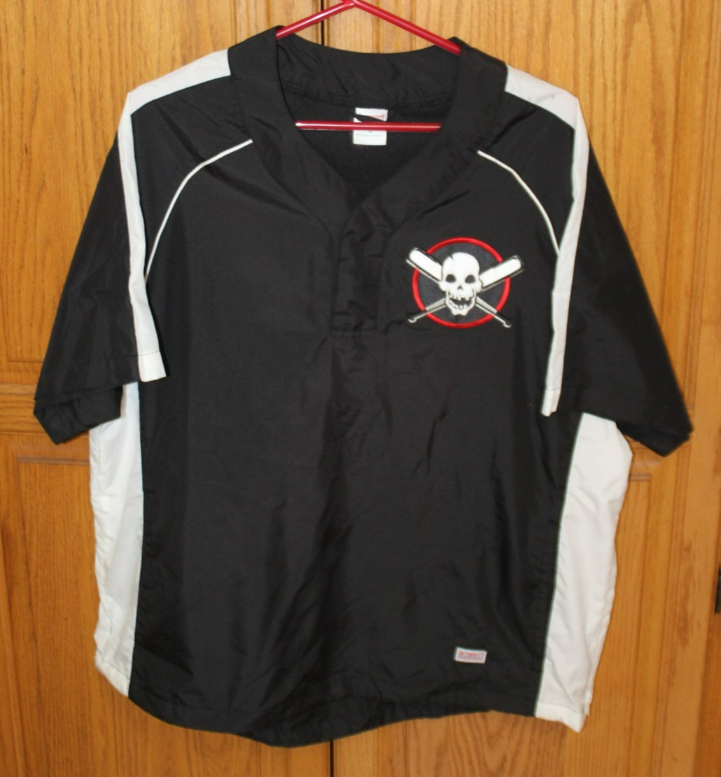 INTENSITY ATHLETICS BLACK SHORT SLEEVE BASEBALL SHIRT 100% POLYESTER SIZE M gallery
