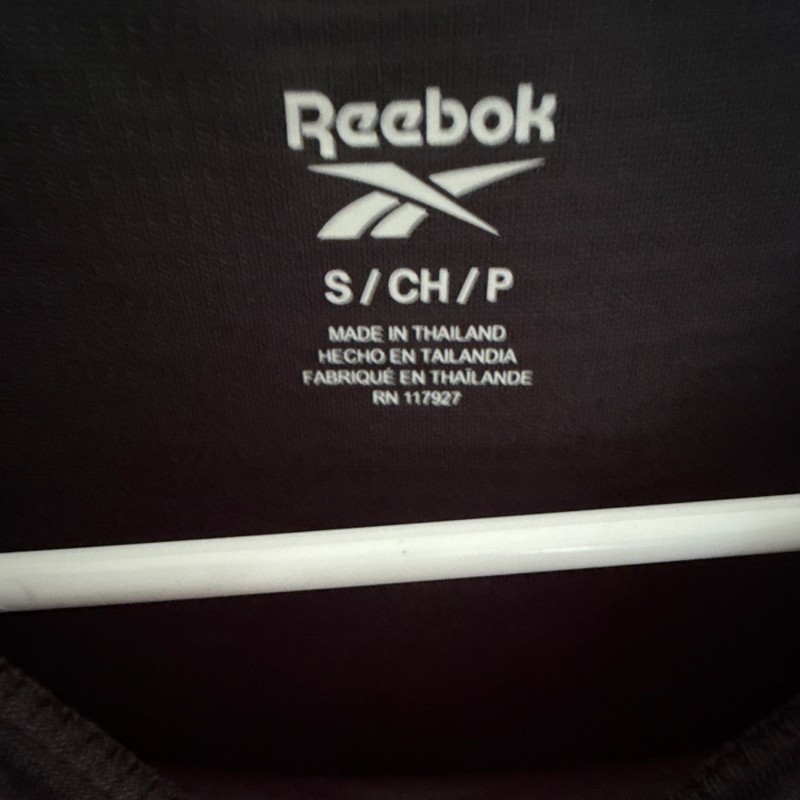 Reebok Men's Black Breathable Crew Neck Short Sleeve Logo T-Shirt Size S gallery