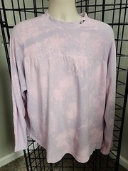 Oakley Men’s Tie Dye Long Sleeve Stretch Pullover Large Stretchy Pink Purple