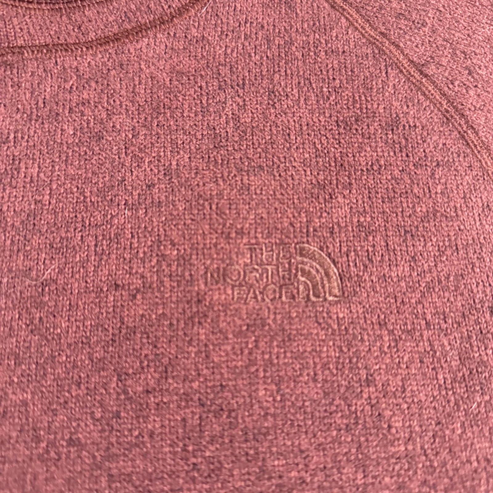 The North Face Pullover Mens Medium Red Fleece Crewneck Thermal Hiking Top gallery