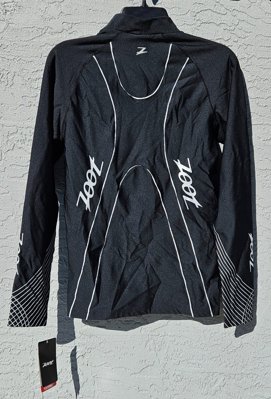 Zoot Mens Performance Run Biowrap Thermo Moc Running Shirt Sz M Black Cycling gallery