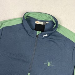 KJUS Mens 1/2 Zip Pullover Golf Midlayer Lightweight Stretch UPF 30+ Navy 54 XL