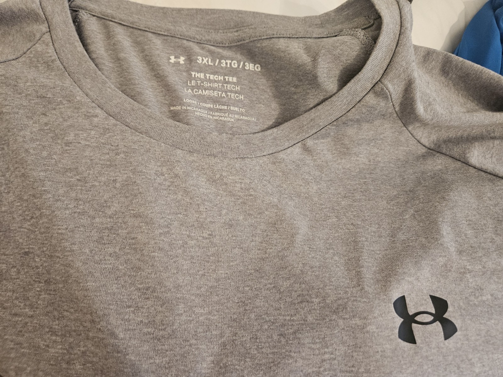 Under Armour Men's Shirt "The Tech Tee" Gray Size 3XL gallery