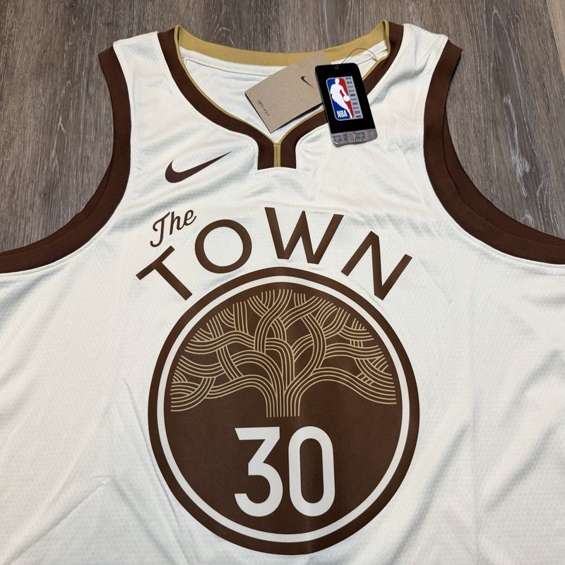 Stephen Curry Golden State Warriors City Edition Nike Swingman Jersey 2025-26 gallery