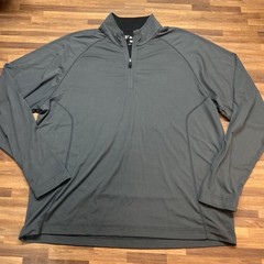 Fairway & Greene 1/4 Zip Mens XL Dark Gray F&G Golf Pullover Long Sleeve