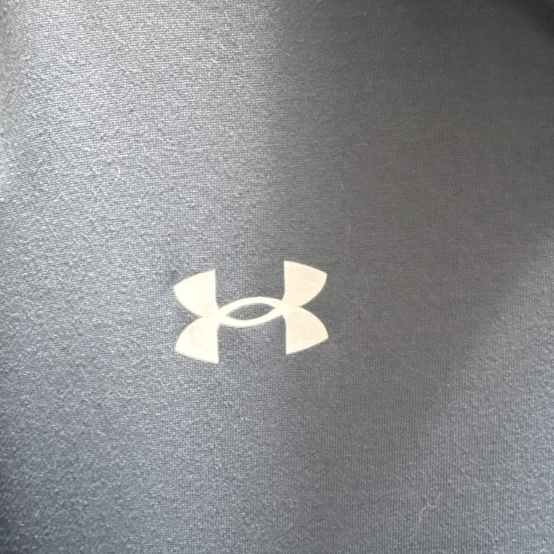 Under Armour Men’s Black/Gray Colorblock Polyester 1/4 Zip Mock Neck Loose XXL gallery