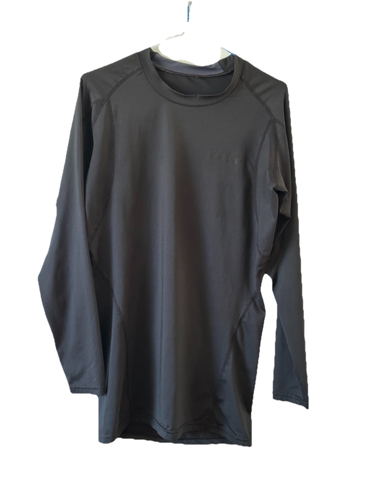 Tesla Compression Shirt Men’s Size L Black Athletic Long Sleeve Stretch Large gallery