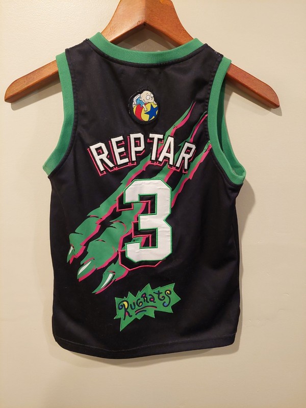 Rugrats Nickelodeon Headgear Classics Raptor Embroidered Basketball Jersey Small gallery