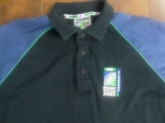 Vintage 2003 Australia World Cup Rugby Golf Polo Mens Large/XL