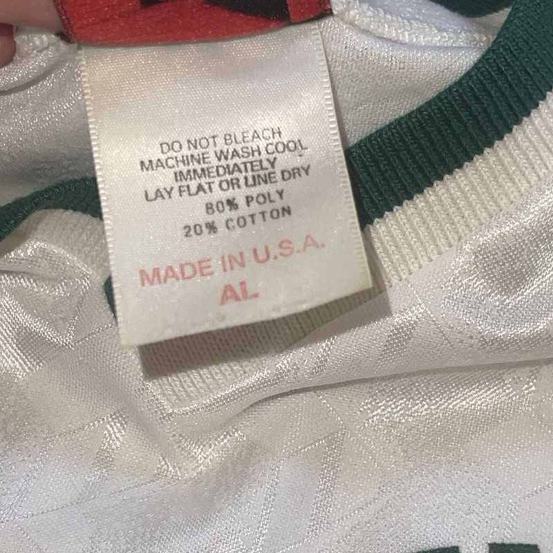 Vintage Liga Men's L College Soccer Jersey Striped Geometric Emmaus USA 90s #42 gallery