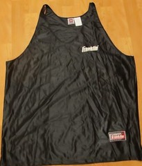 Men Tank Top Black XL Franklin 100 % Polyester Gym Training