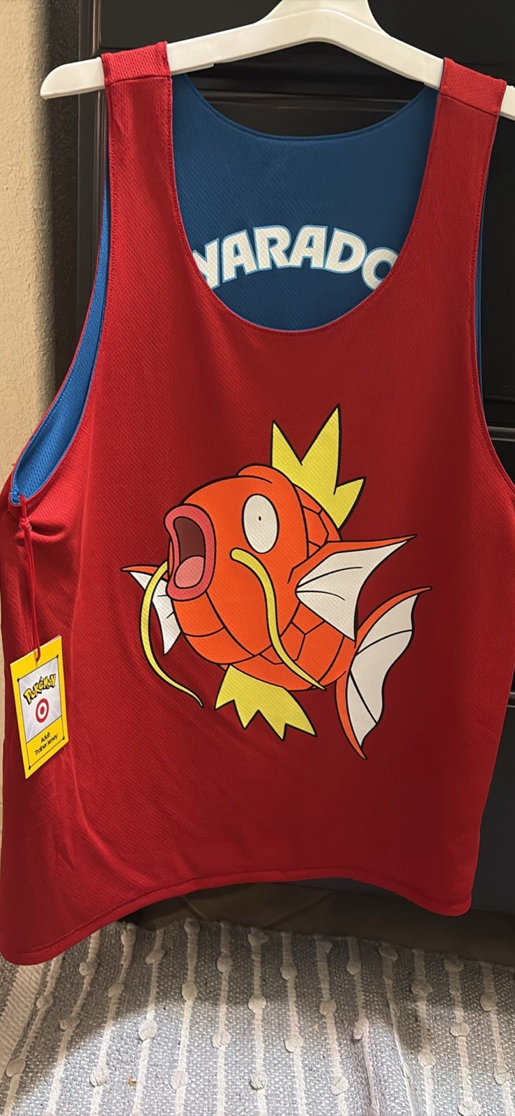 Pokemon x Target Reversible Jersey Gyarados / Magikarp Size Large Brand New gallery