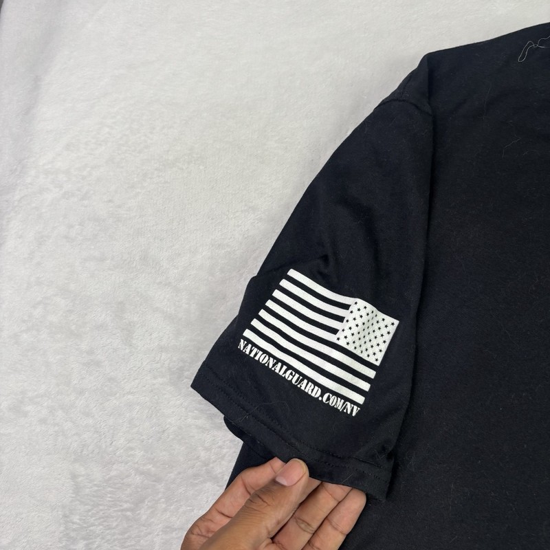 Under Armour Nevada Army National Guard Black SS Activewear Graphic Shirt Men LG gallery