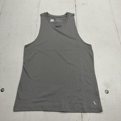 Tailored Athlete Tank Top Mens Small Gray Basic Training Vest Athletic Gym