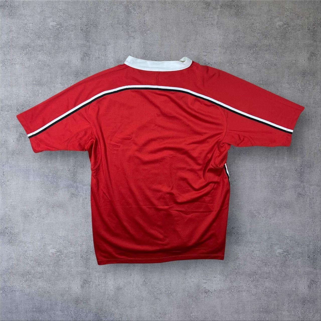 Nike Dri-Fit Embroidered Mini Swoosh Logo Polyester Sports Rugby Jersey Shirt XL gallery