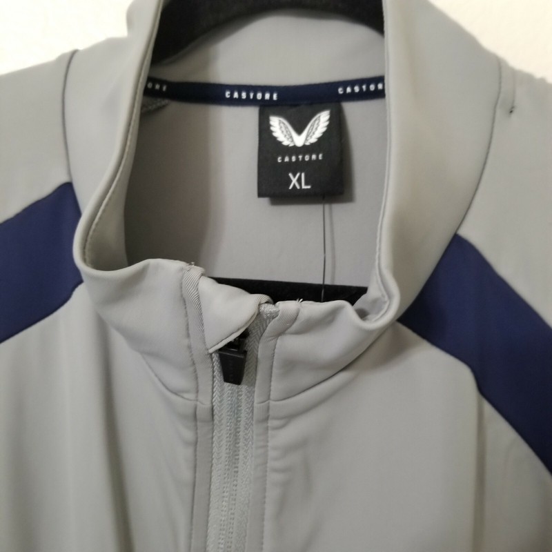 Castore Performance Golf Jacket Slick Stylish Look Grey/ Blue Mens Size XL gallery
