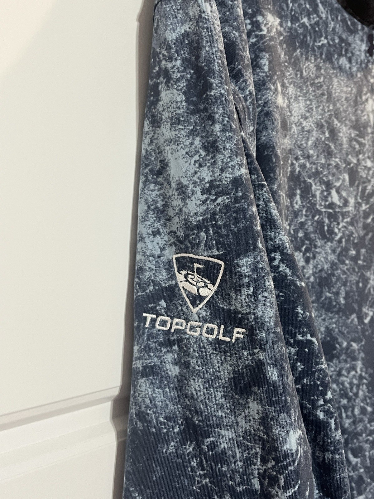 Under Armour Pullover Men Large Blue Dri Fit Quarter Zip Topgolf Lightweight gallery