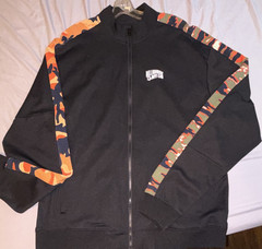 Billionaire Boys Club Full Zip Camouflage Jacket Black Orange Green XXL