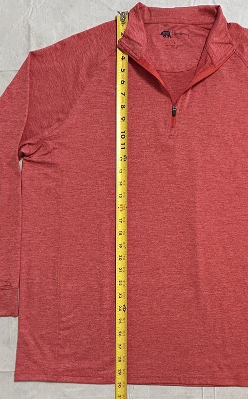 NWT Onward Reserve Performance Pullover Mens Large Red 1/4 Zip Golf Stretch gallery