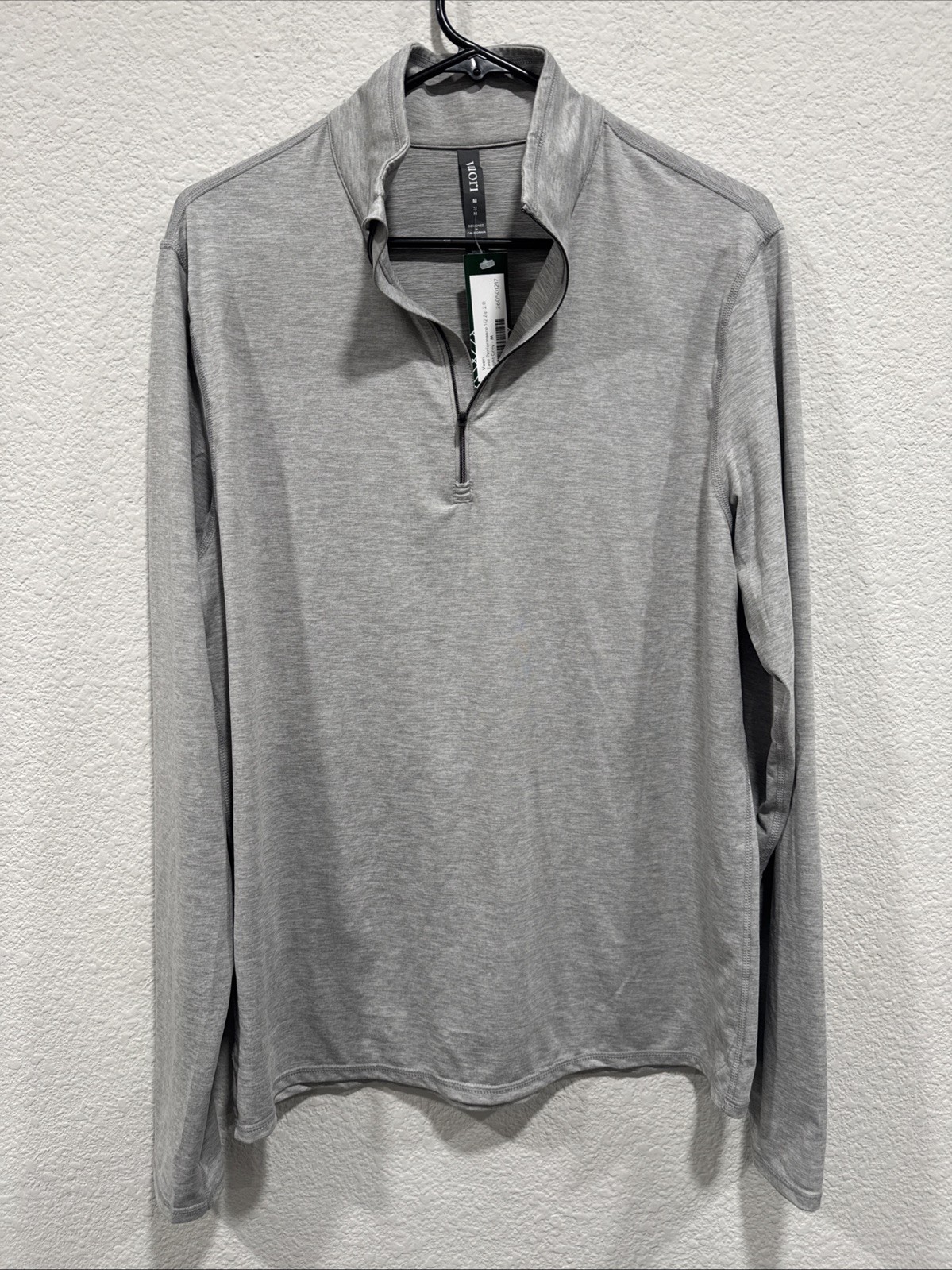Vuori Ease Performance 1/2 Zip 2.0 Light Grey gallery