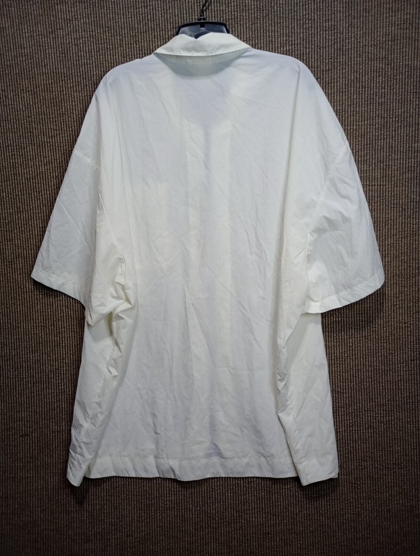 Adidas City Escape Q2 Shirt Mens 2XL White Full Zip Windbreaker Short Sleeve gallery