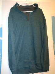 1851 Pullover XL Golf Performance Stretch Arrow Print Turtleneck 1/2 Zip