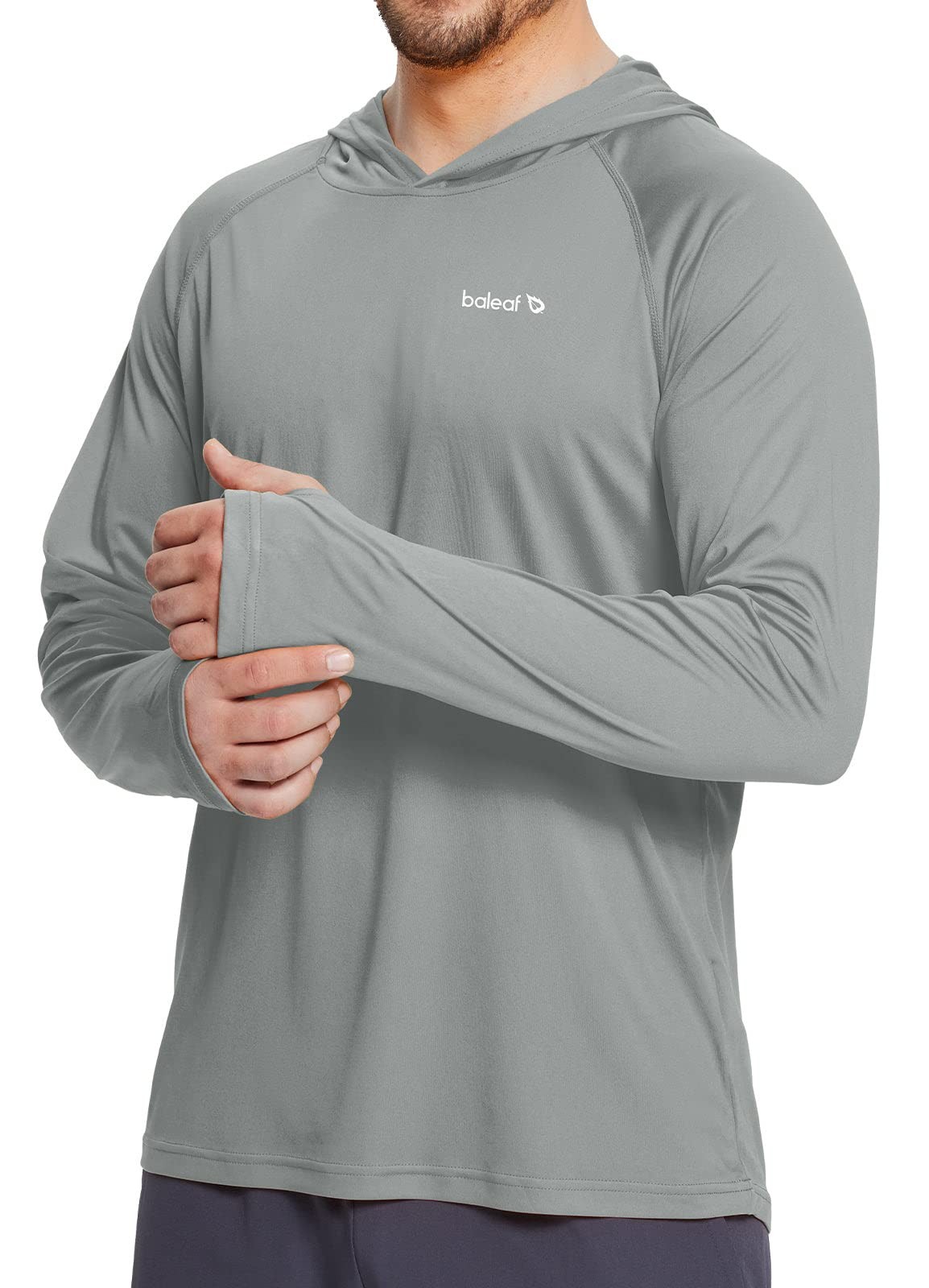 Men's UPF 50+ Sun Protection Hoodie Long Sleeve SPF/UV Quick Dry Lightweight Fis gallery
