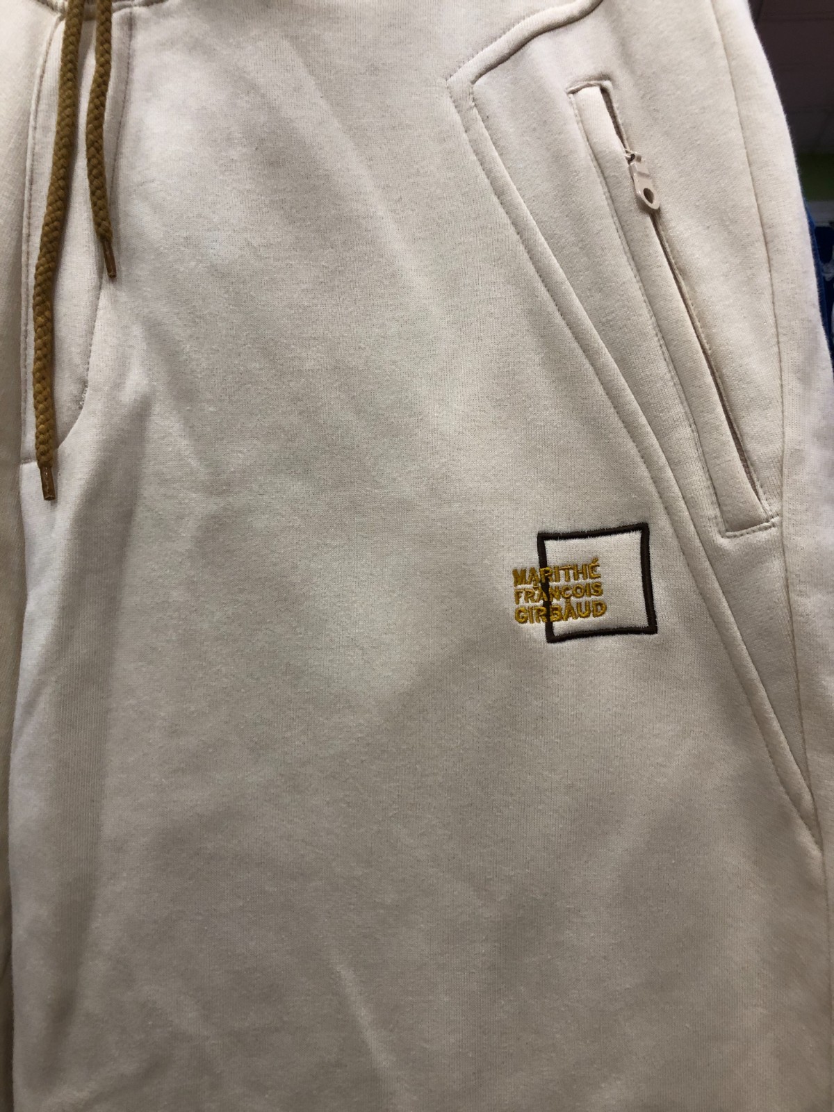 MARITHE FRANCOIS GIRBAUD SWEATPANT VINTAGE THROW BACK CREAM COLOR gallery