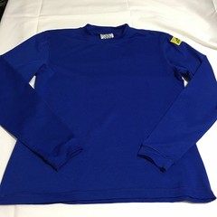 VTG 90s Adidas Equipment Mens Large Long Sleeve Training Shirt Blue Made in USA