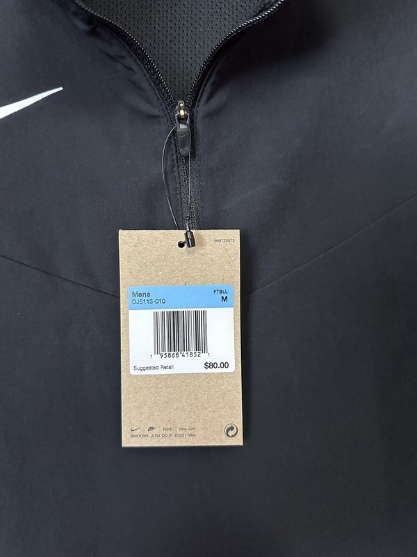 Nike Coach Performance Short Sleeve Sideline Black Shirt Size Medium DJ5113-010 gallery