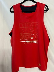 Nike Hoops Champions Men’s Versatile Red Tank Dri-Fit Size L