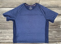 Tommy Bahama T-Shirt Crewneck Mens 3XL Blue Delray IslandZone Performance UPF30