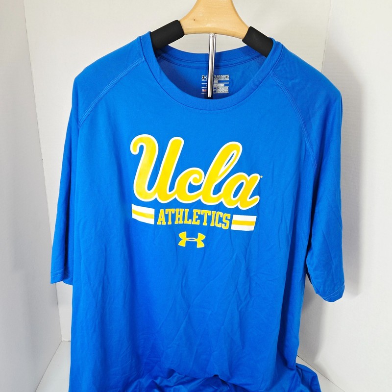 Under Armour Men’s T-Shirt 2XL Blue Loose Fit UCLA Athletics Champions Made Here gallery