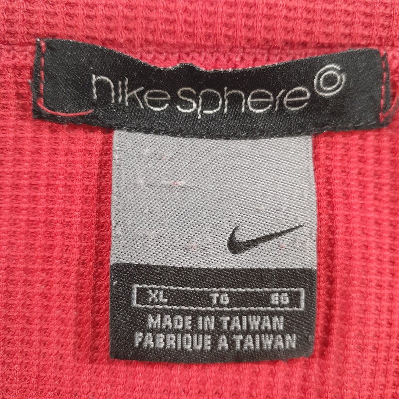 Vintage 90s Nike T Shirt Mens XL Sphere Dry Red Swoosh Activewear Athleisure gallery