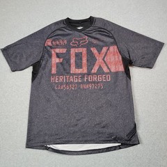 Fox Racing Indicator Jersey Men Large Big Logo Motocross BMX Bike Race Stretch