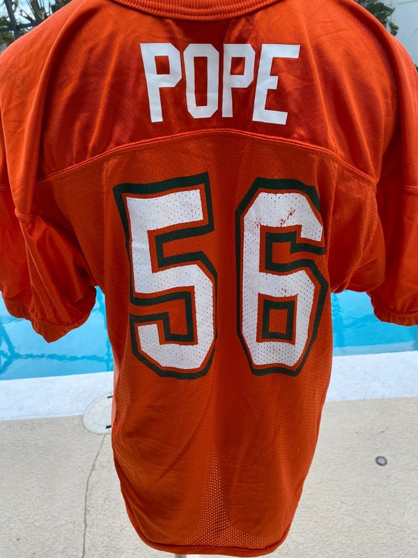 Gladiators Reebok Orange Football Pope Mens Jersey #56 Nylon 2XL gallery