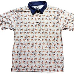 Greater Half golf polo medium USA American Flag