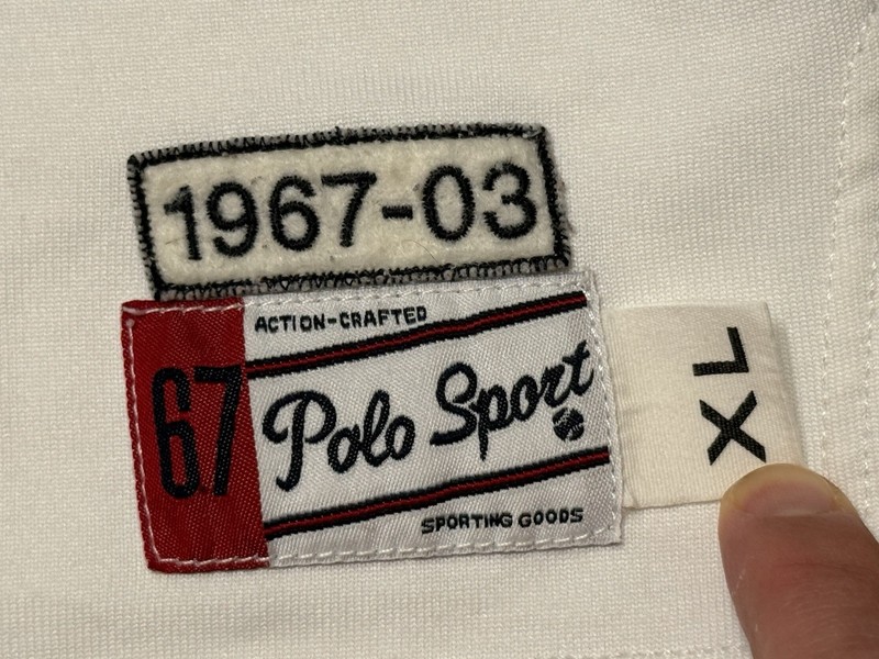 FACTORY DEFECT Vintage Y2K Polo Sport Ralph Lauren USRL 5 Basketball Jersey XL gallery