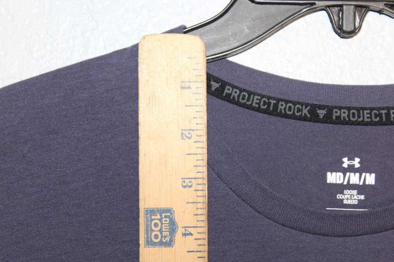 Under Armour Project Rock Worldwide Disruption Iron Paradise Men MEDIUM Shirt gallery