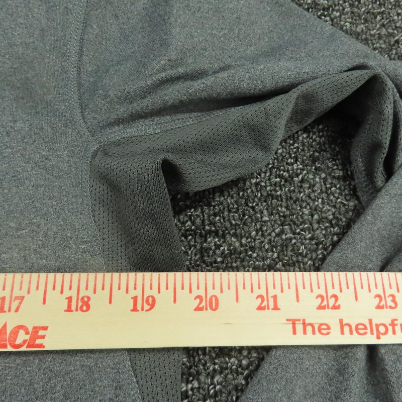 Champion Pullover Mens Medium Gray Duo Dry Quarter Zip Athletic Top Breathable gallery