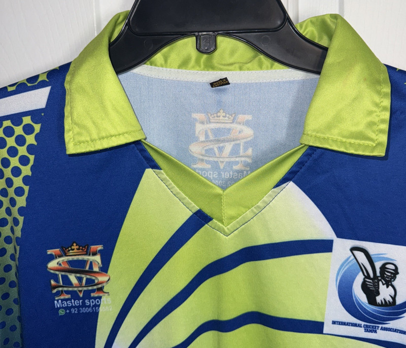 Men’s Polo Shirt M International Cricket Tampa Florida Association Master Sports gallery