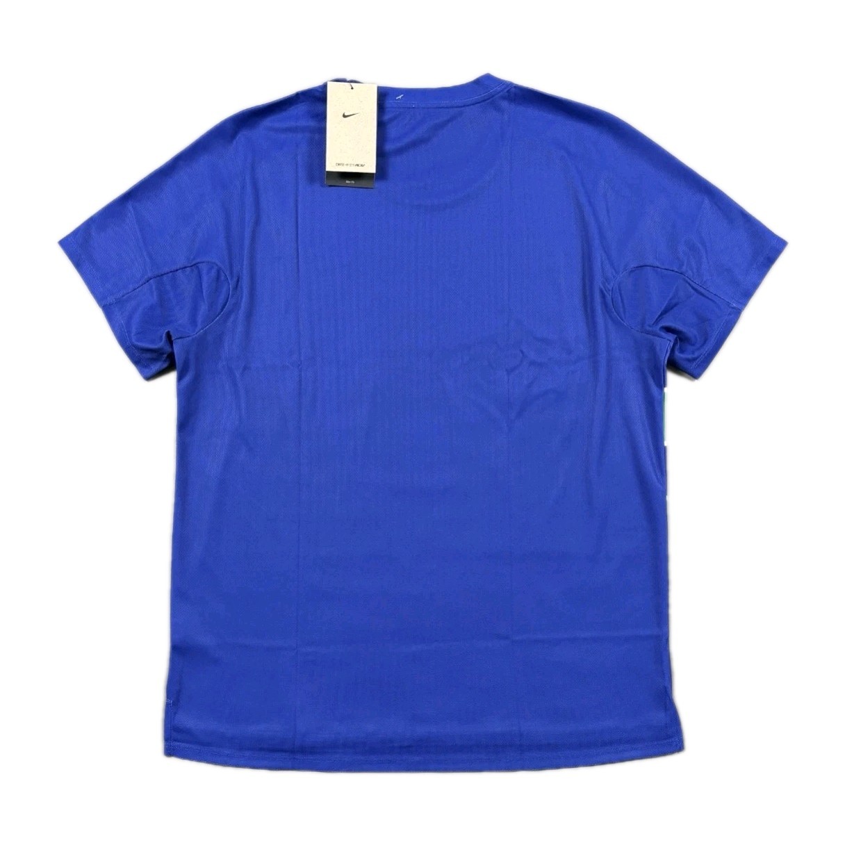 Nike Court Slam Tennis Slim Fit Shirt Carlos Alcaraz Blue Green Large FZ6934 539 gallery