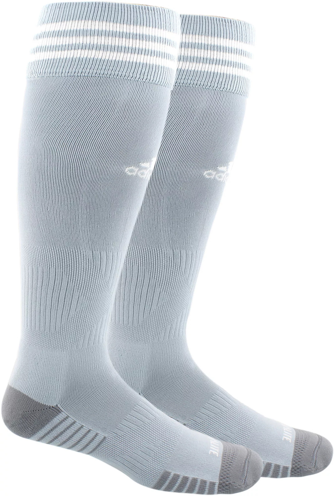 Adidas Copa Zone Cushion IV Over-the-Calf Socks - Light Grey/White, S gallery