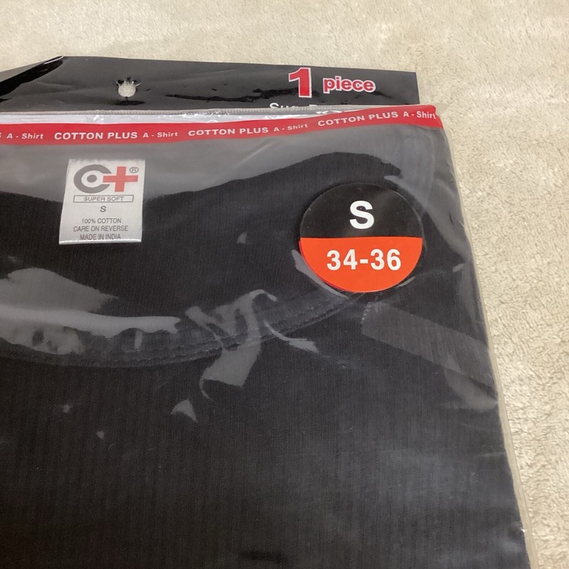 Premium activewear men’s tank top Sz S “34-36”Factory Sealed Black Tank Top gallery